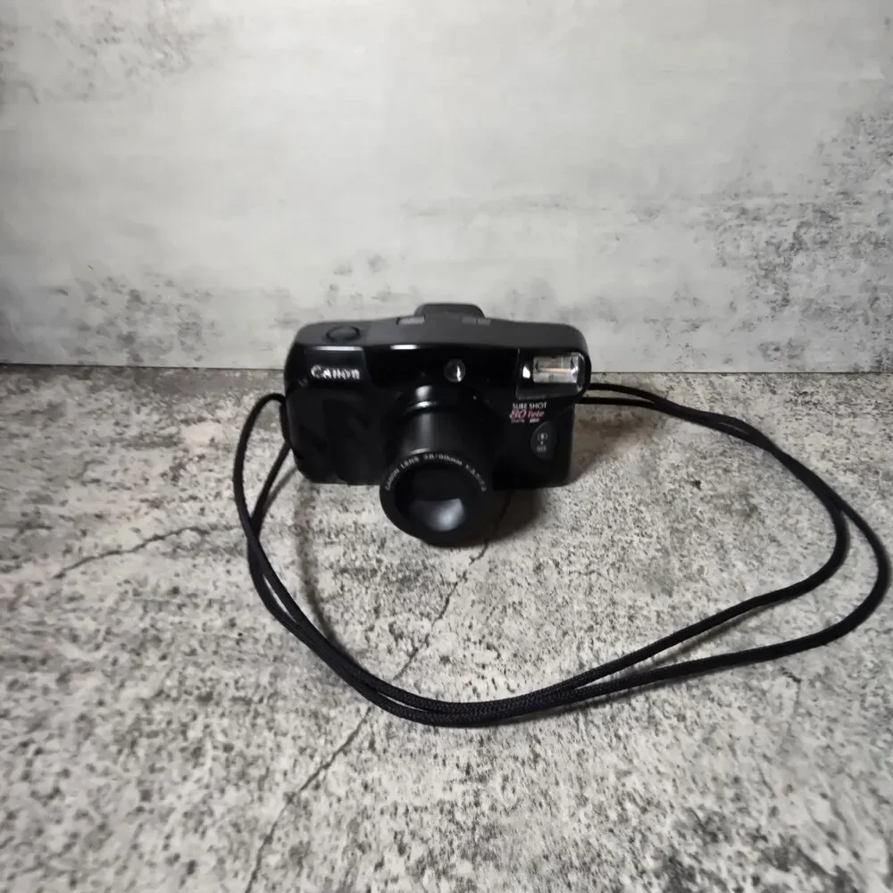 Canon Sure Shot 80 Tele Film Camera Black *Lens flaps wont open
